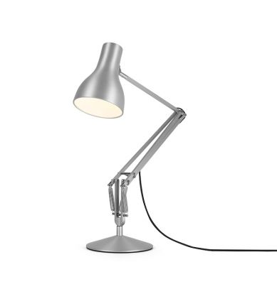 Type 75 Desk lamp Tischleuchte Anglepoise Silber lustre